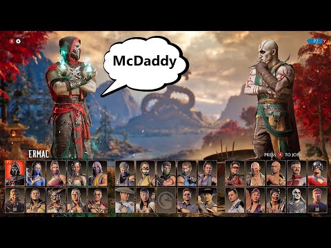 Видео: MK1 Johnny Cage's Nicknames for Ermac