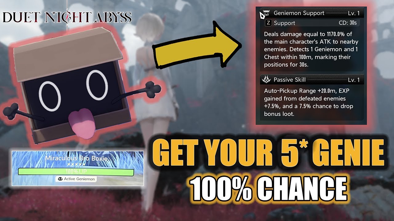 Where to get an OP 5* Geniemon with 100 Chance