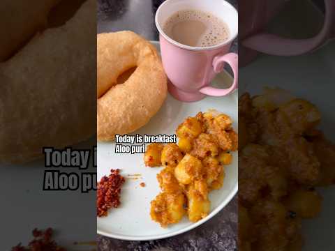Let’s enjoy with Aloo  Puri breakfast