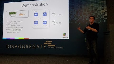 Disaggregate Networking Making Open Networking Easy to Build - Apstra Self-Operating Network