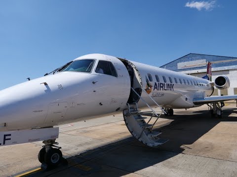 Take off & landing footage from our flight with SA Airlink (HD) - Johannesburg to Nelspruit Kruger