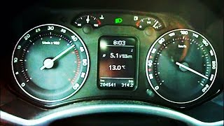 Skoda Octavia 2.0 TDI 0-200 km/h acceleration top speed Skoda Octavia 2.0 TDI 0-200 km/h acceleration top speed