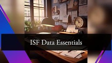 Essential Data Elements for Importer Security Filing