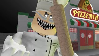 Ayuda estoy intentando escapar de un cocinero que me quiere hacer pizza #roblox#terror