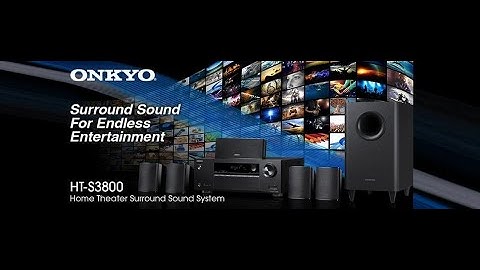 Onkyo 5.1 Channel Home Theater System HT-S3800 #RT395 #ONKYO RECEIVER II Unboxing ONKYO HT-S3800