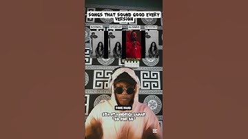 Songs That Sound Good Every Version: SZA "30 For 30" feat. Kendrick Lamar .video credit @de saint