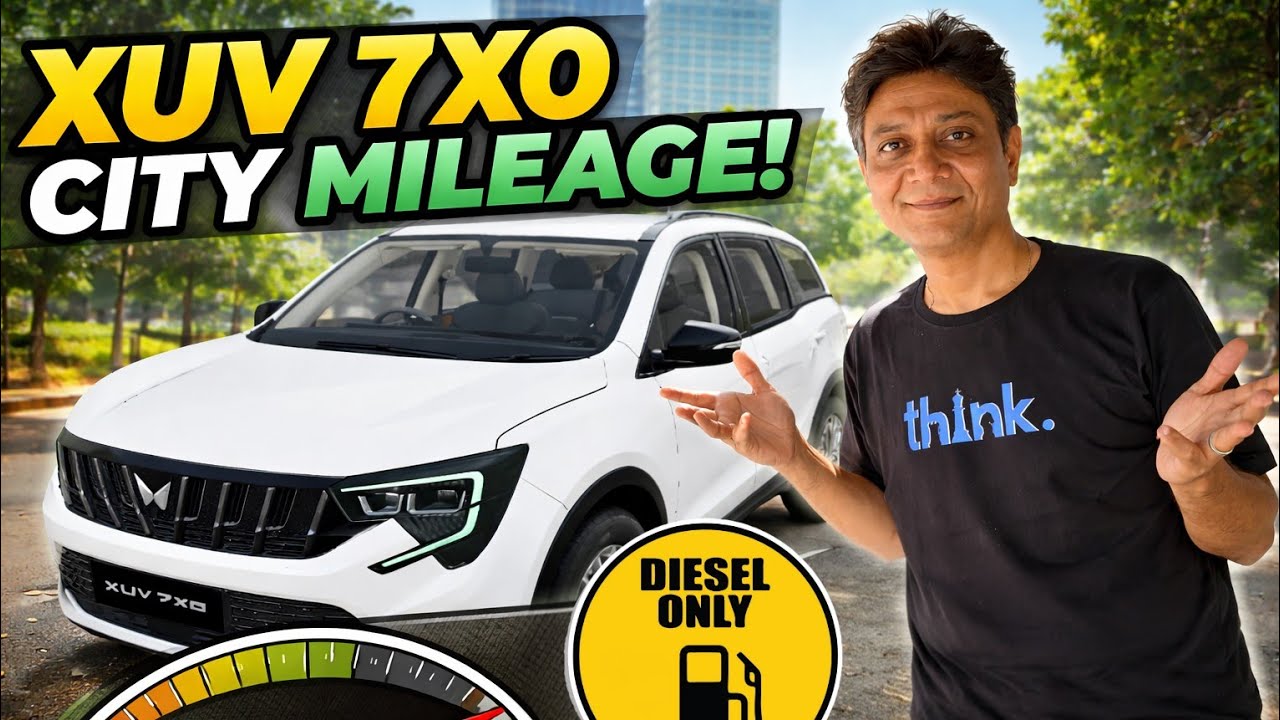 XUV 7X0 Diesel City Mileage Test Full Tank to Full Tank | Real World ...