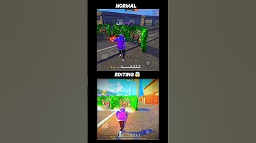 Normal + Editing 🌀 Free Fire Capcut Edit