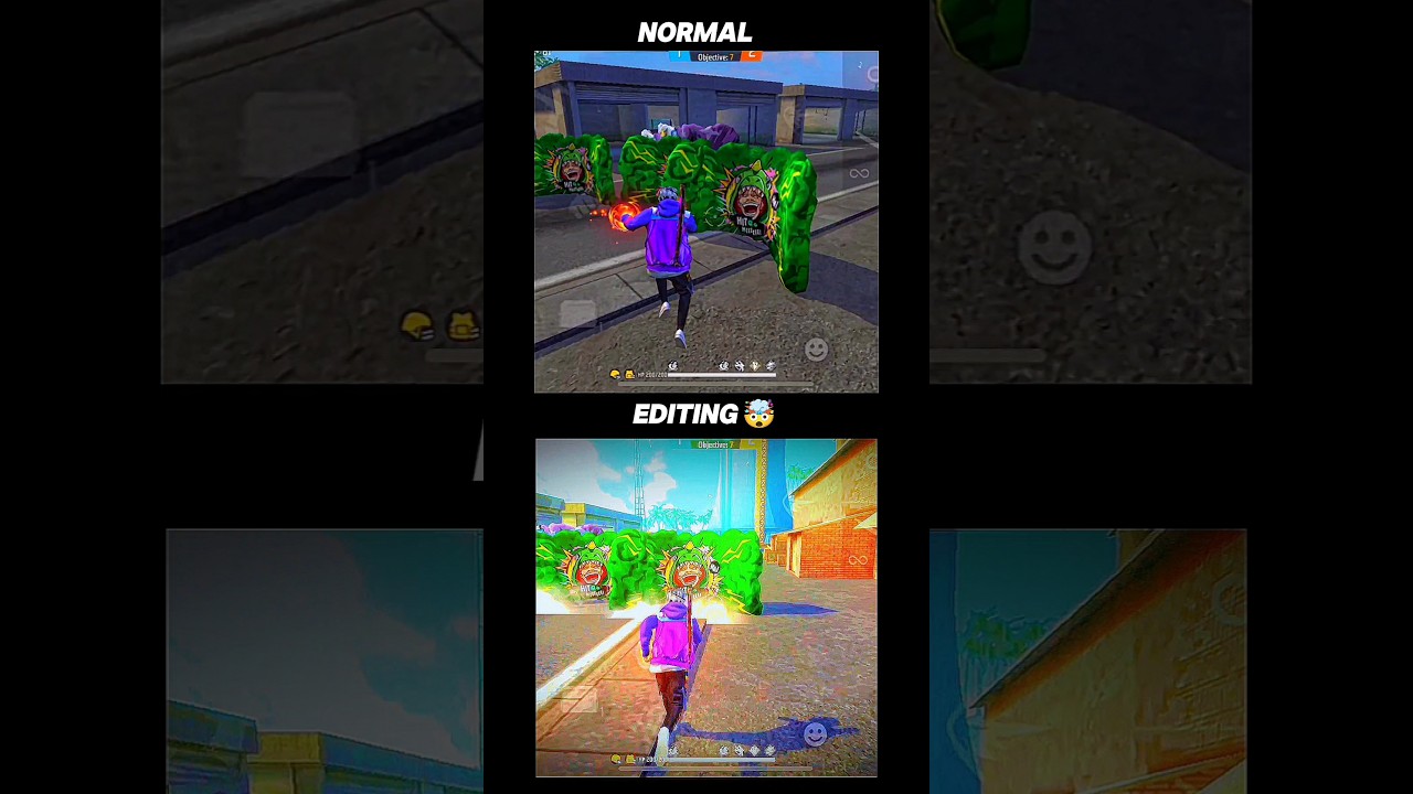 Normal + Editing 🤯 Free Fire Capcut Edit