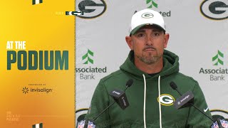 Matt LaFleur reacts to Sunday's performance: 'We don't win that game without Josh Jacobs'