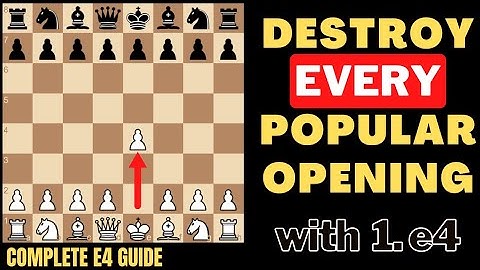 Destroy Every Popular Opening With This Complete e4 Repertoire