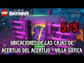 LB Legacy of the Dark Knight - Ubicaciones de las Cajas de acertijo del Acertijo en Villa Gótica