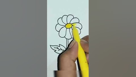 how to draw a flower #viral #drawing #shortvideo #easy #art