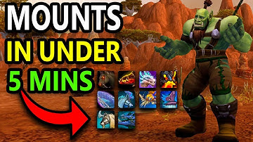 WOW’s Easiest Mounts You Can Get Right Now!