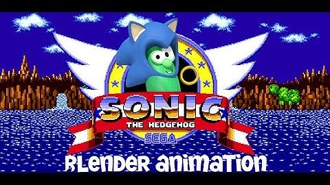 Sonic the Cucumber (Blender Animation)