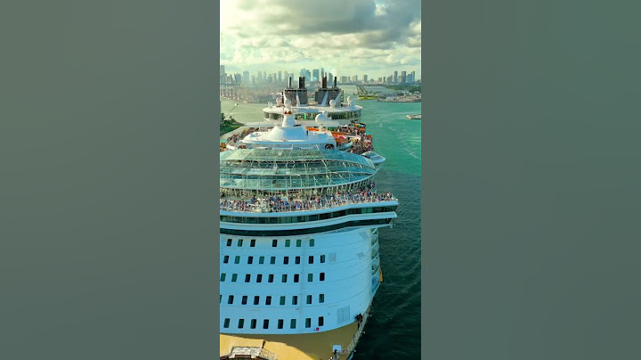 The OG is back in Miami! 🔥🔥 #cruiseship