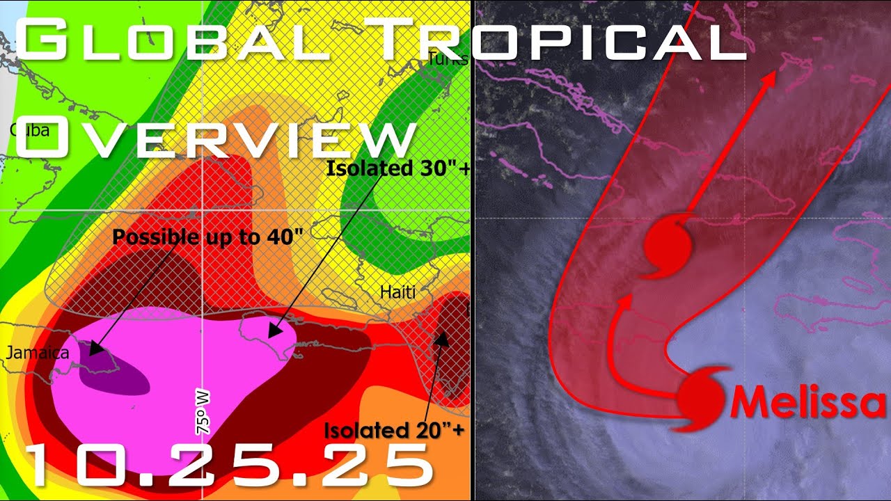 [Saturday] Melissa Now a Hurricane; Strong Winds, Catastrophic Rains Expected in Jamaica and Haiti
