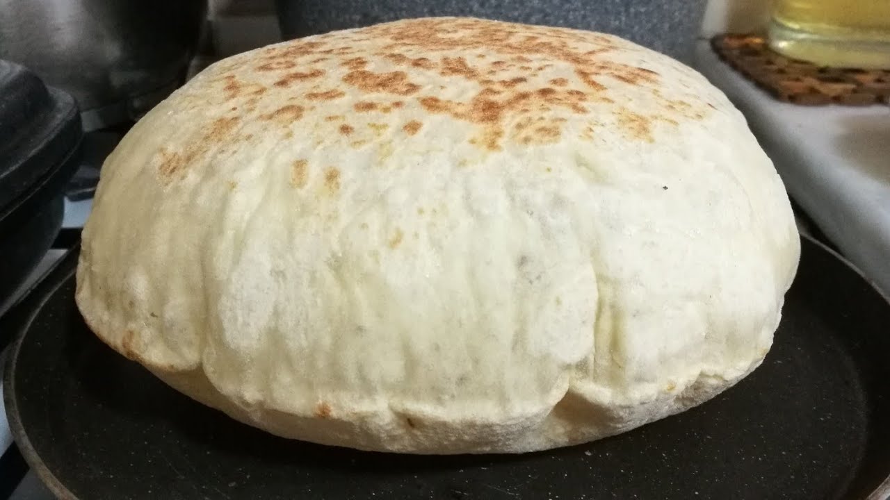 خبز البطبوط وبدون فرن خفيف مثل القطن 🇮🇶😋 يصلح للمدارس / خبز البطبوط