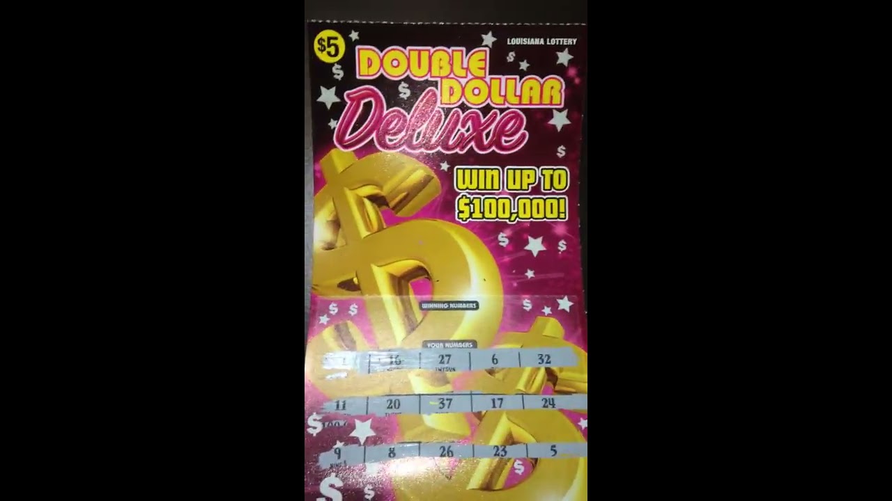 $5 Double Dollars Deluxe & Gold Rush Louisiana Lottery Scratch Off Tickets - YouTube