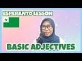Learn Esperanto - Basic Adjectives