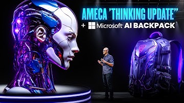 Unveiling Ameca Robot Free Thinking Update + Microsoft