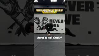 Beginners tuck planche tutorial ✅. #fitness #shorts #fypシ