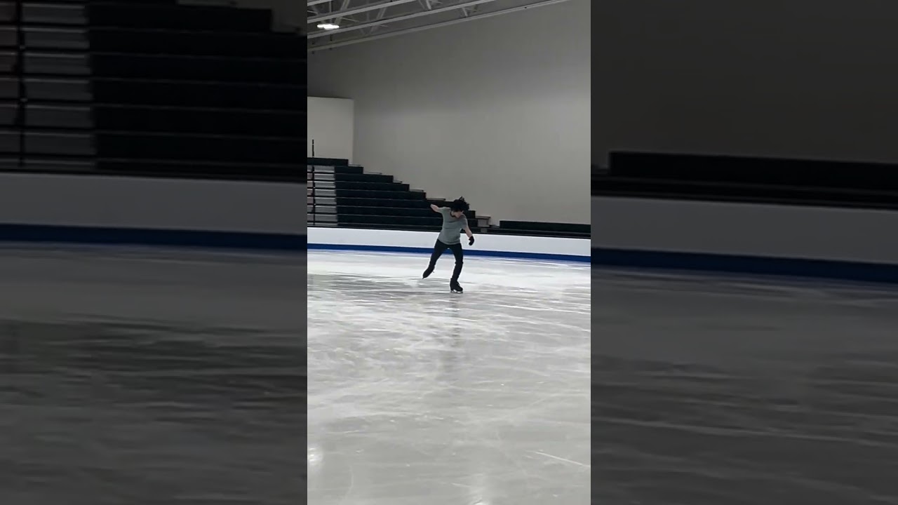 Last video of Spencer Lane doing ice skating exercise January 18 2025