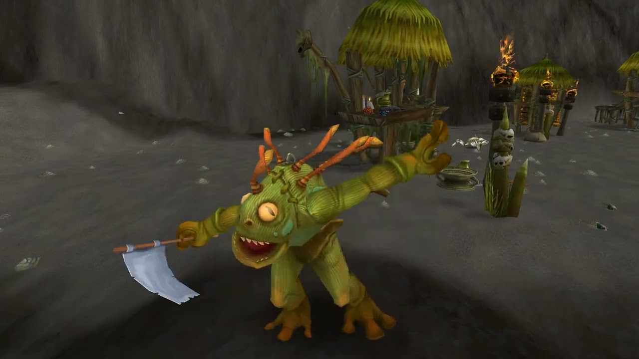 Murloc costume dance