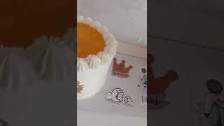 summer mango cake#trending #viral #cake #ideas #diy #mango #cakedecorating