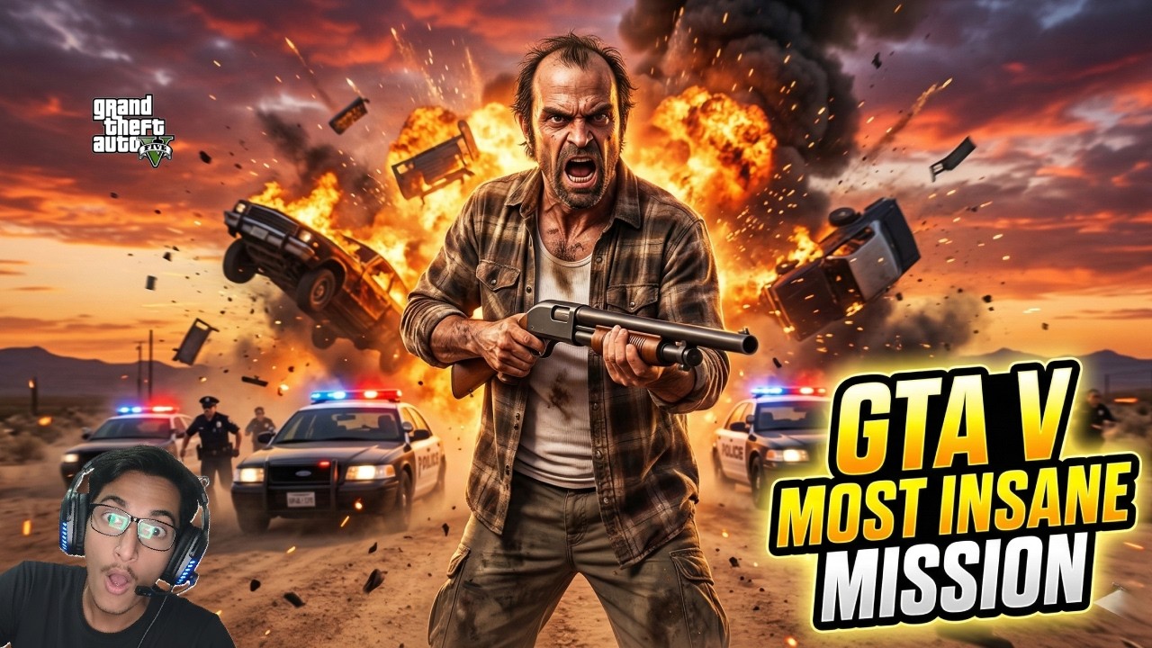 Trevor Goes Wild!  Most Insane Mission || GTA V Gameplay #9