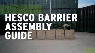 HESCO BARRIER assembly guide