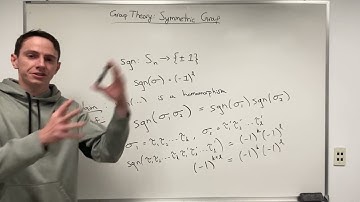 Group Theory: Lecture 9/30 - Properties of Signs of Permutations