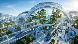 AI Hyperloop Mega Station 2120 🚄 | The Future of Ultra-Fast Travel | AsGalaxy7Ai