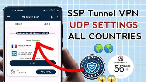 How To Setup SSP Tunnel VPN with all Country UDP Settings for Secure Browsing