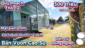 💥 Đất Vườn Cao Su Giá Chỉ 300 Triệu – Cách Quốc Lộ 1.4km, Quy Hoạch Thổ Cư, Dân Ở Kín!