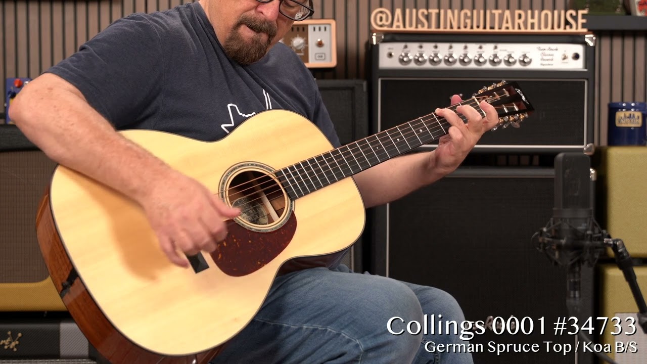 Collings 0001 - German Spruce Top, Koa Back and Sides