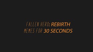 the most iconic fallen hero rebirth meme video to ever exist but maybe the only one screenshot 4