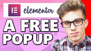 Create a Pop Up on Elementor for FREE (for Beginners)