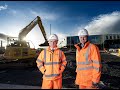 Belfast Grand Central Station - Timelapse of Durham Street and Boyne Bridge Place construction works