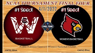 #1 Seed South Carolina Gamecock Women vs #1 Seed Louisville  - FINAL FOUR - (4/1/22 - Full Game -HD)