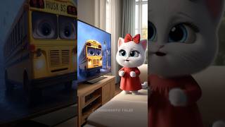 A Haunted Bus Attacks The Cute Cats Town