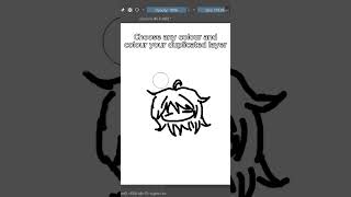 Lineart colour tutorial! (Krita) #digitalart #digital #art #drawing #fyp #trend #shorts #media