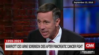 Marriott CEO Arne Sorenson dies after cancer fight
