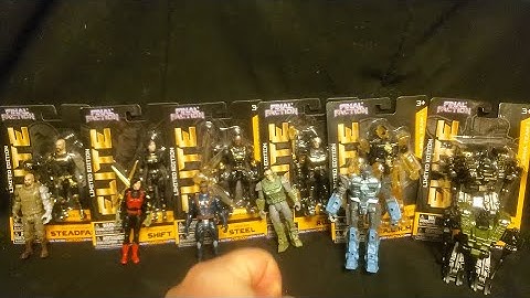 Final Faction Limited Edition Elite Alpha Team Figures Showcase and Review!