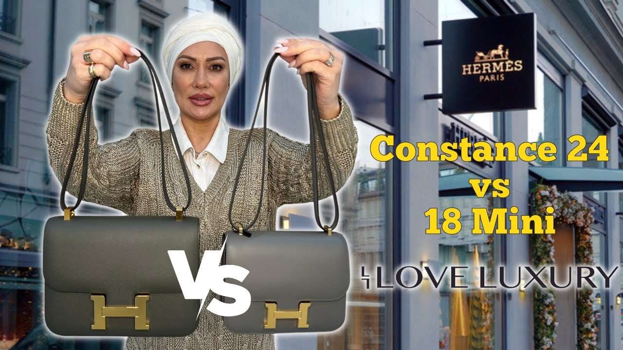 Hermès Constance 24 Vs Constance 18 Mini  Which Is the BEST Bag for You? 