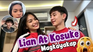 LIAN AT KOSUKE MAGKAYAKAP 😱😱 (kawawa naman ni Shellaine) #koshellaine #yayfamily 