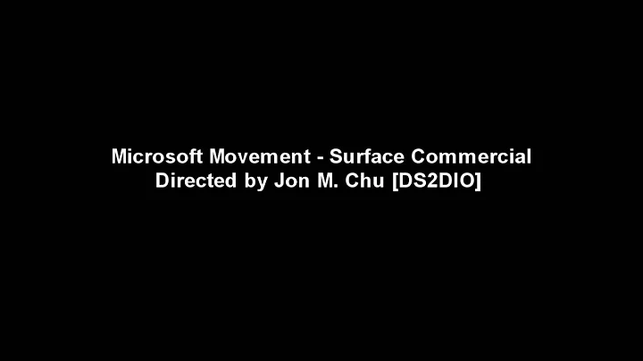 Microsoft Movement - Surface Commercial Song