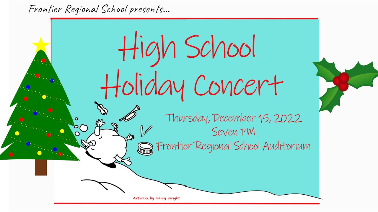 Frontier Regional School High School Holiday Concert - YouTube