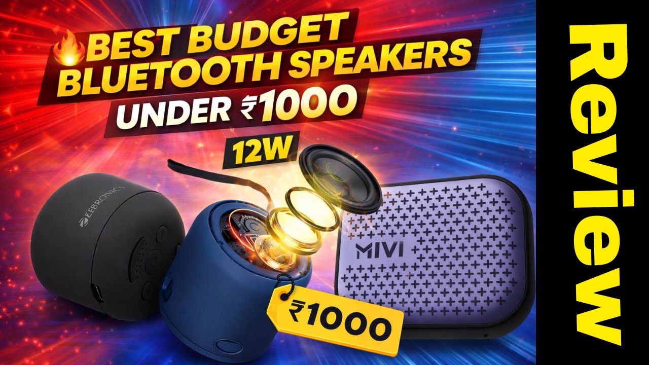 🔥 Top 3 🔥 Best Budget Bluetooth Speakers Under 1000 in 2026 - YouTube