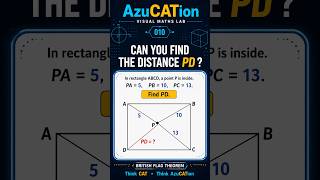Can You Solve This #Geometry Challenge? 🔥 British Flag Theorem | #AzuCATion Maths Lab 010 | #CAT2026